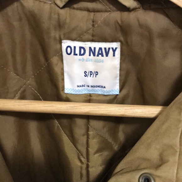 Old Navy Tan Parka with Faux Fur - Picture 3 of 3